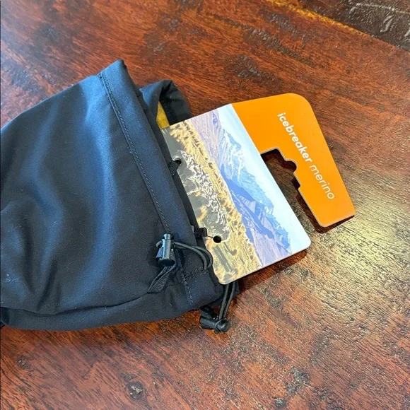 Icebreaker Merino Unisex Black MerinoLoft Mittens size Medium NWT - Picture 4 of 4